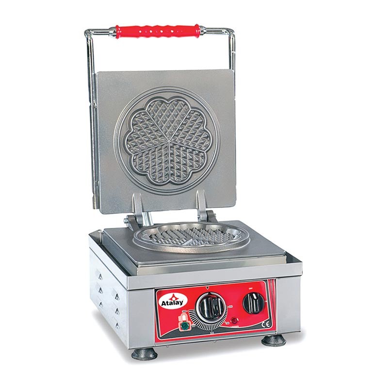  Atalay Tekli Yonca Waffle Makinesi, Elektrikli