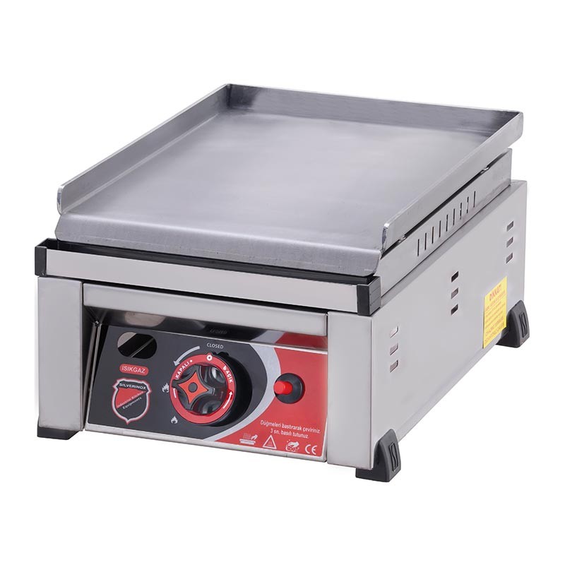 SilverInox Pleyt Izgara 30 cm, Doğalgazlı & Tüplü - Tüplü