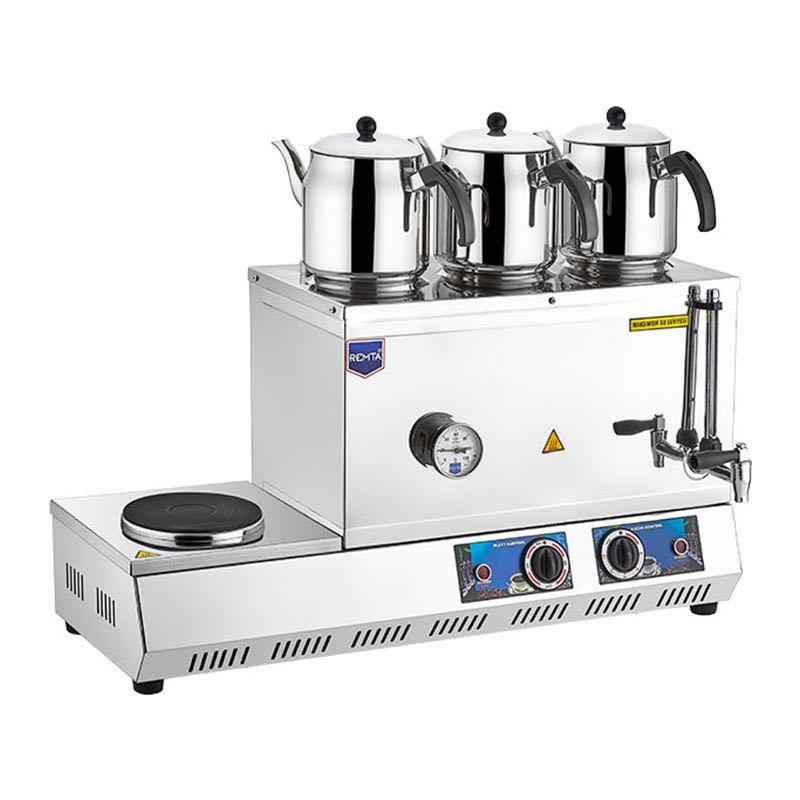 Remta 55 Model Çay Ocağı Üç Demlikli 33 L Elektrikli