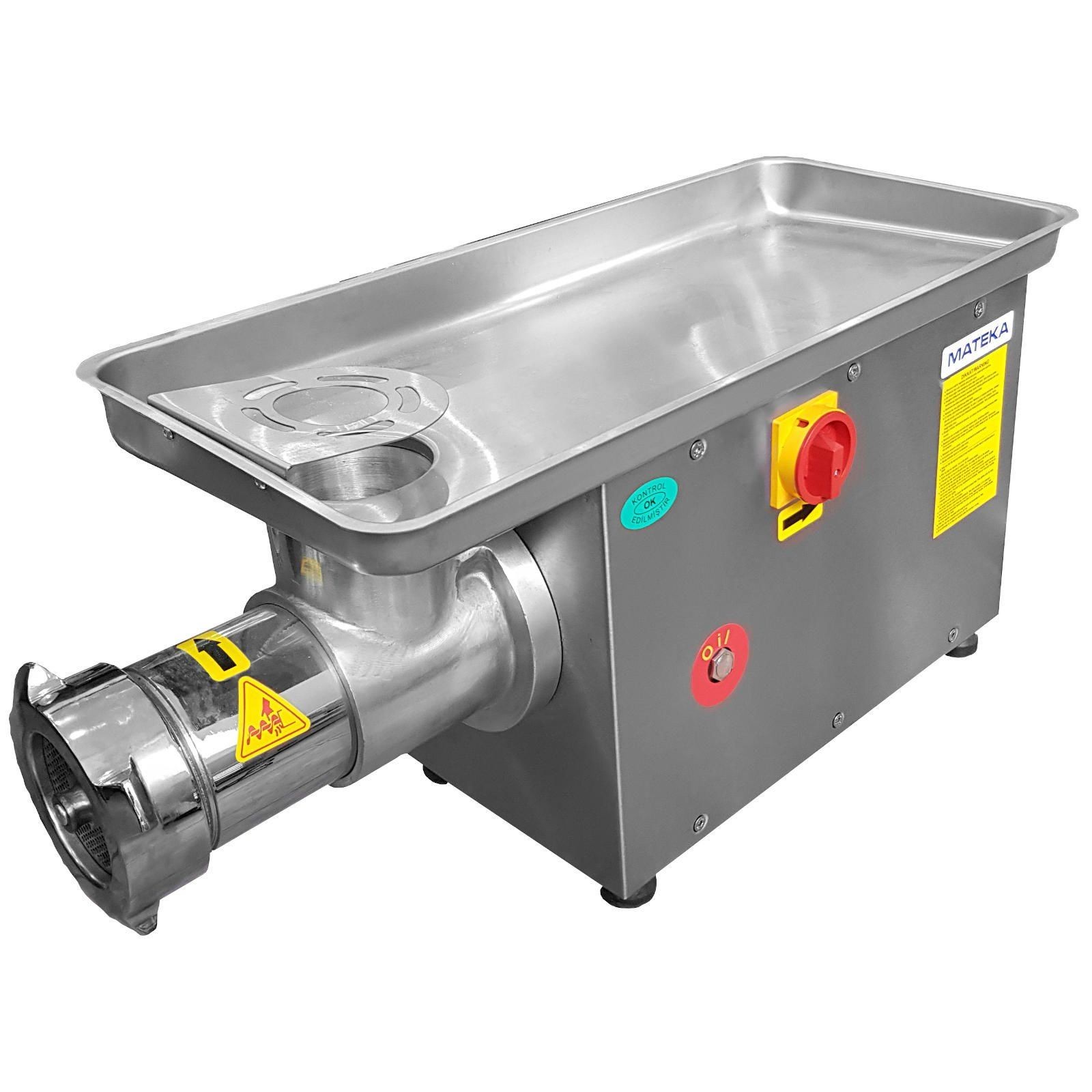 Mateka No:22  400 Kg/Saat Et Kıyma Makinesi 380 V EPA 22t