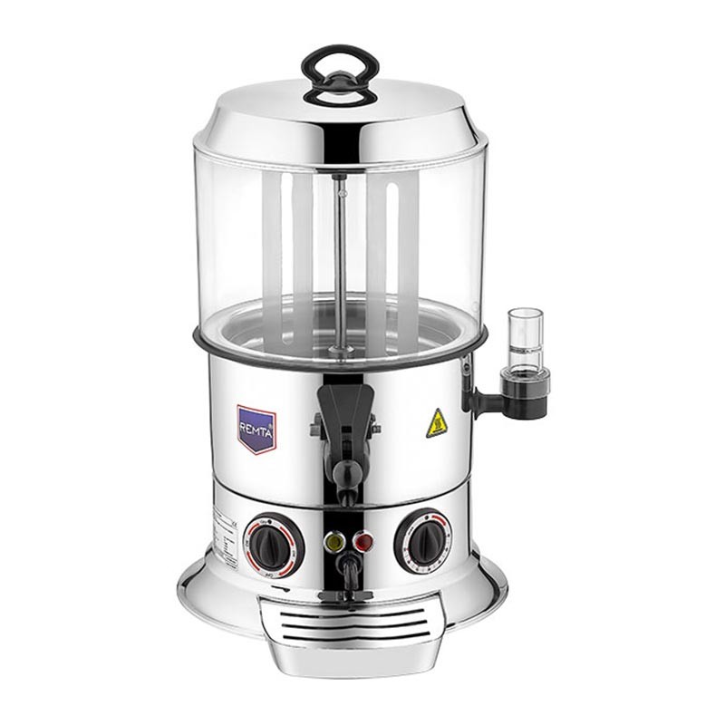 Remta Sıcak Çikolata & Sahlep Makinesi, 5 L, Silver
