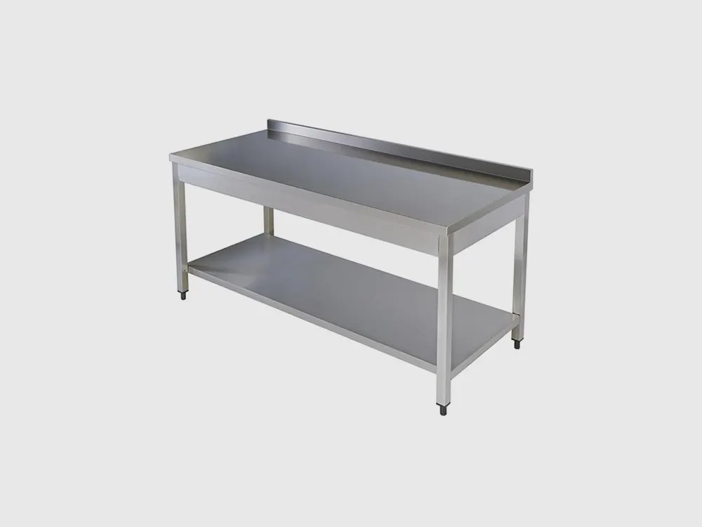 Güçlü Mutfak 120 Cm Taban Raflı Tezgah