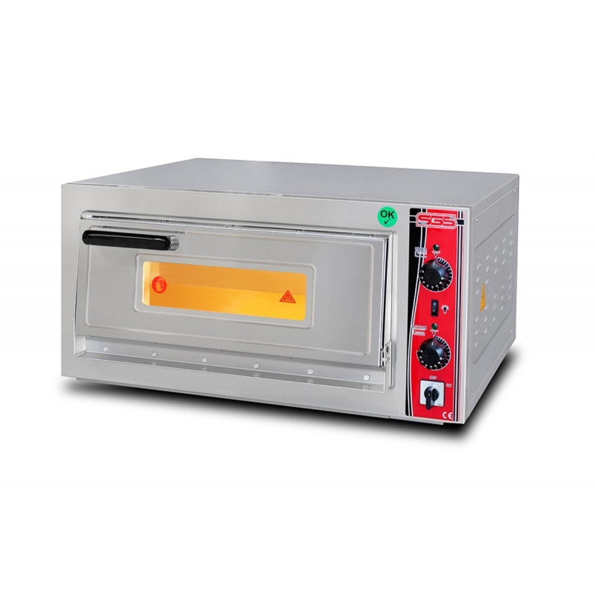 SGS Pizza Fırını Elektrikli (6 Pizza Ø 30 cm)