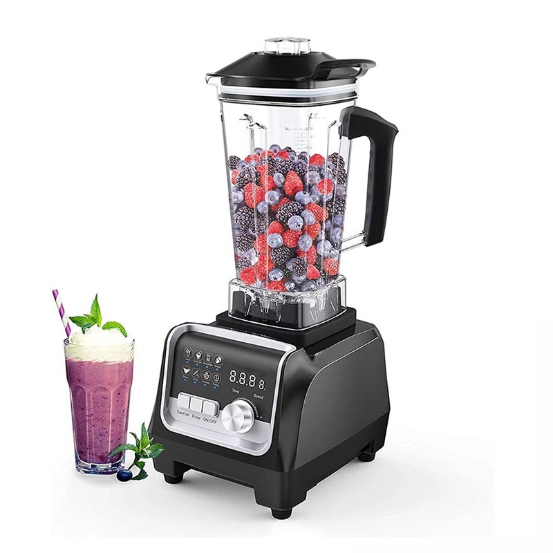 Vosco Pro Dijital Buz Kırıcı Bar Blender, 2 L, Siyah - VHS-206C