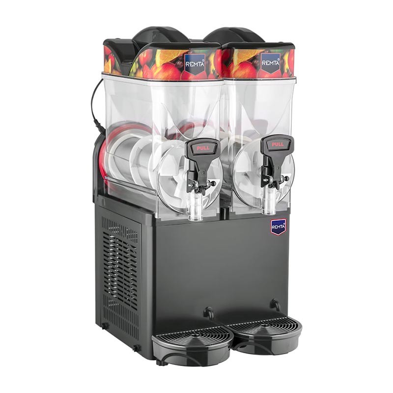 Remta Ice Slush Makinesi, 2 Hazneli, 12+12 L