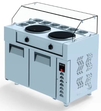  Iceinox 2 Kapılı Krep Buzdolabı 