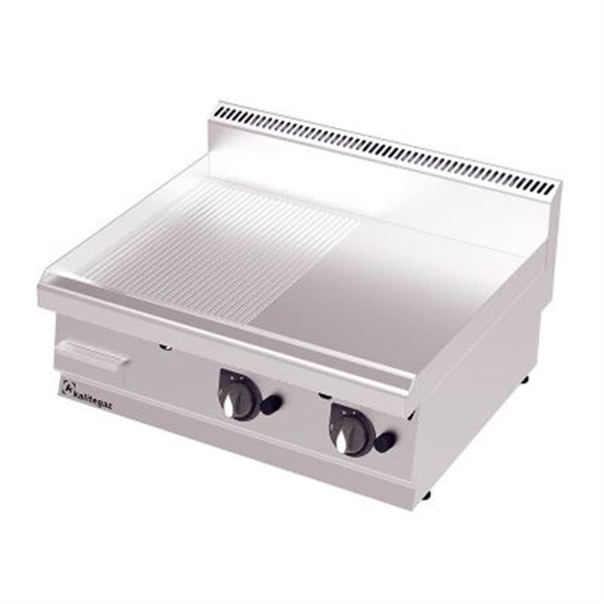Kalitegaz Gazlı Pleyt Izgara Yarı Oluklu Yarı Düz Yüzey 100x70x29 cm Ce Belgeli GS1070G