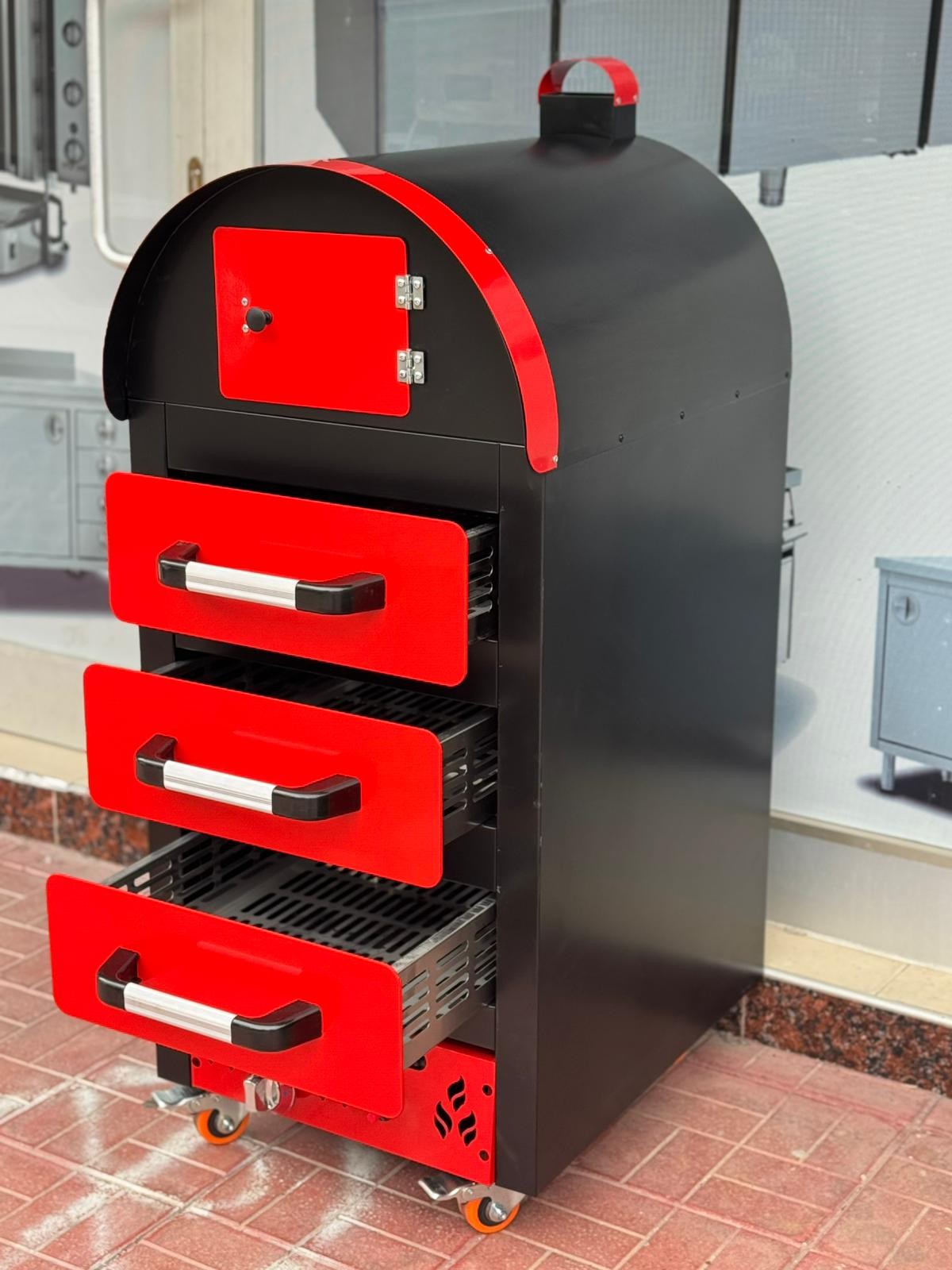 HİMAKSAN ELEKTİRİKLİ KUMPİR FIRINI 3 ÇEKMECELİ