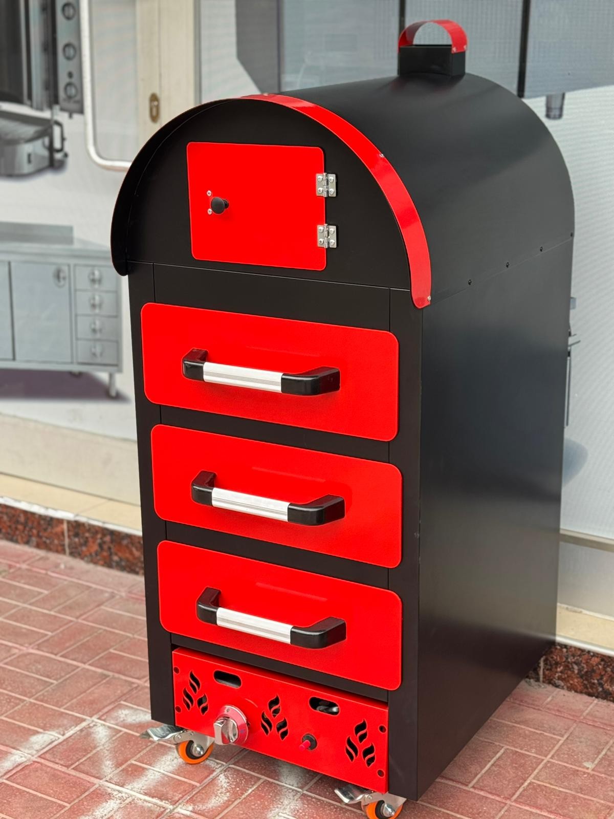 HİMAKSAN ELEKTİRİKLİ KUMPİR FIRINI 3 ÇEKMECELİ