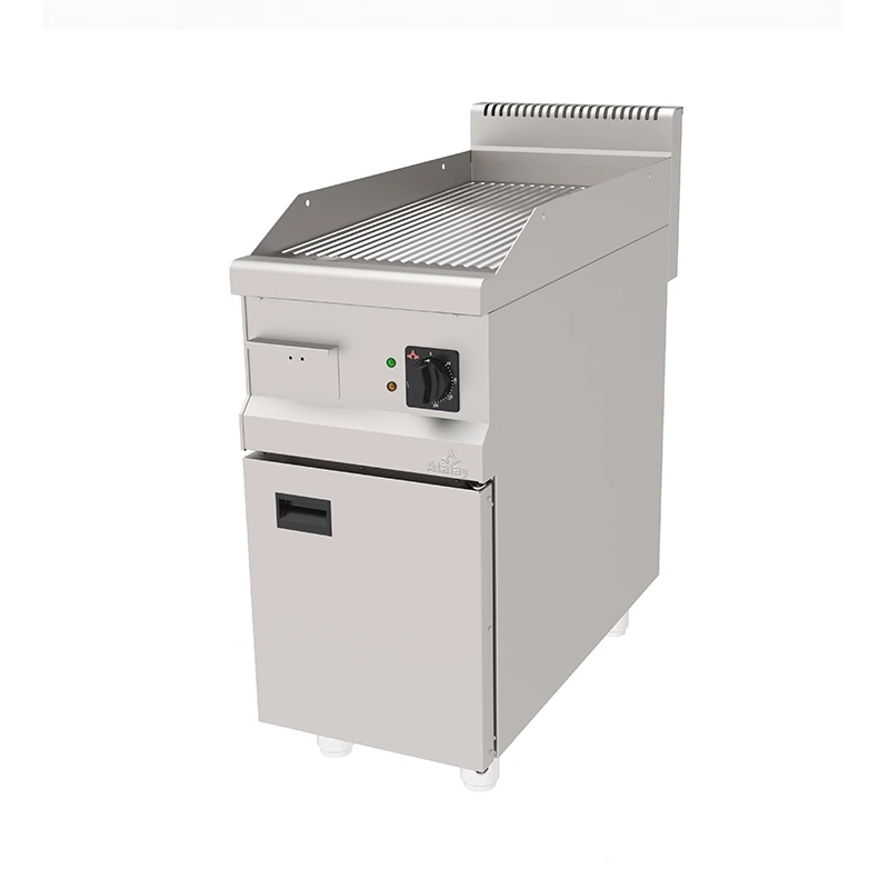 Atalay Elektrikli Izgara, Nervürlü, Krom Yüzeyli, 40x90x85 Cm