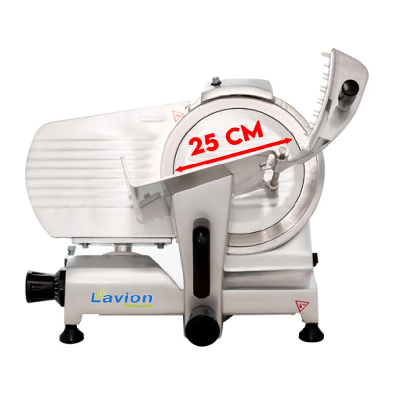 Lavion Yatık Tip Gıda Dilimleme Makinesi, 250 mm
