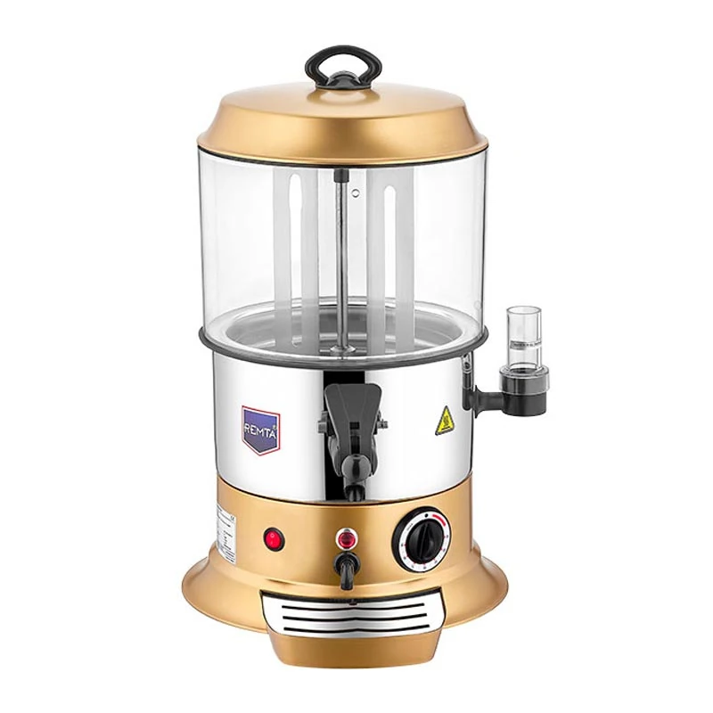 Remta Sıcak Çikolata & Sahlep Makinesi, 5 L, Gold