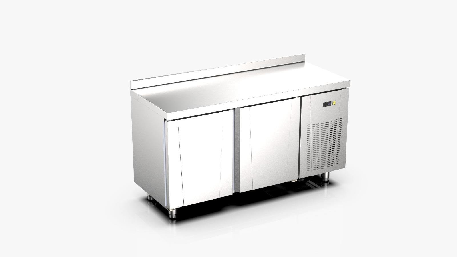 Ndustrio TPG-72-WOBS Tezgah Tip Sırtsız Gastronorm Buzdolabı, 2 Kapılı