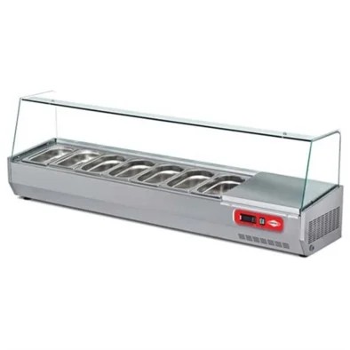Empero  Set Üstü Salatbar (soğuk garnitür ünitesi)-160x35 cm