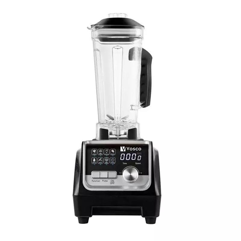 Vosco Pro Dijital Buz Kırıcı Bar Blender, 2 L, Siyah - VHS-206C