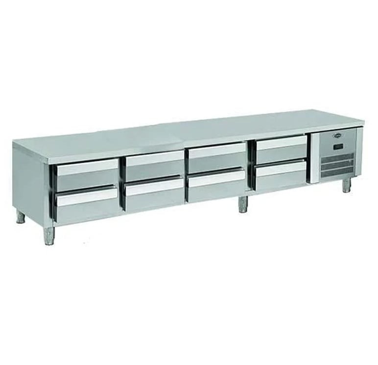 Empero Set Altı Derin Dondurucu 8 Çekmeceli 240x70x60 Cm