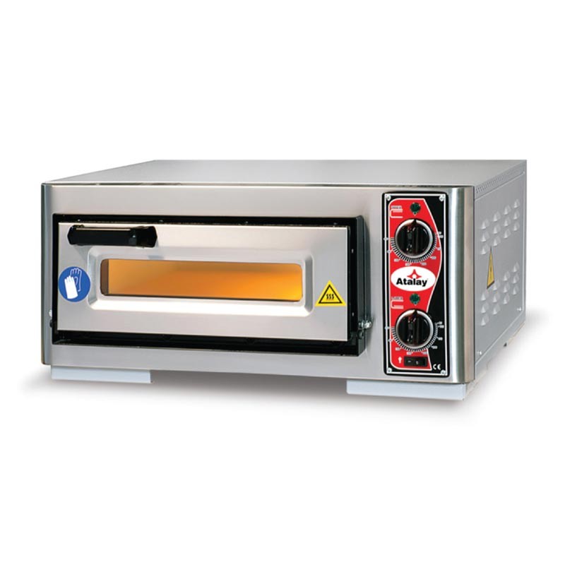  Atalay (20 cm x 2) Pizza Kapasiteli Tek Katlı Pizza Fırını, Elektrikli