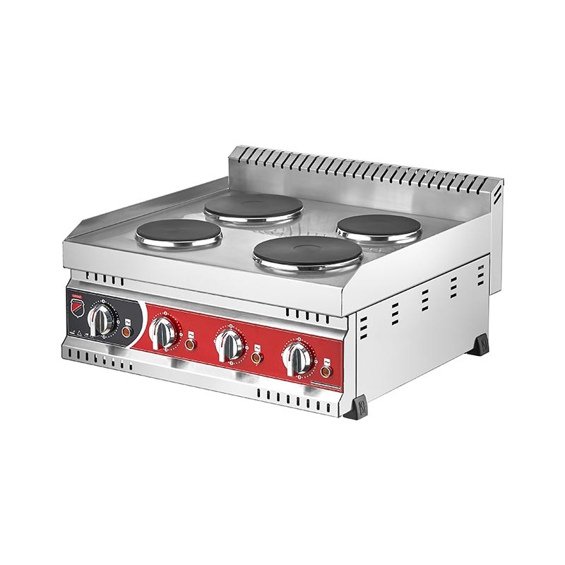 SilverInox 4 Gözlü Pleyt Isıtıcı, Elektrikli