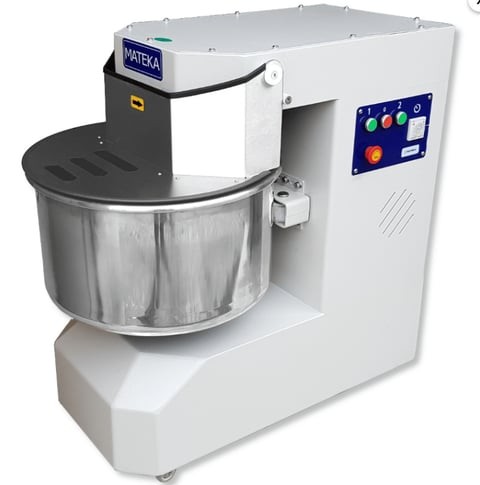 Mateka 60 Kg Çift Motorlu Spiral Hamur Yoğurma Makinesi 400V SPK-600T