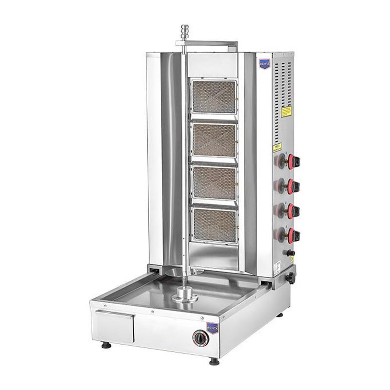 Remta Alttan Motorlu Döner Ocağı, 4 Radyanlı, Doğalgazlı
