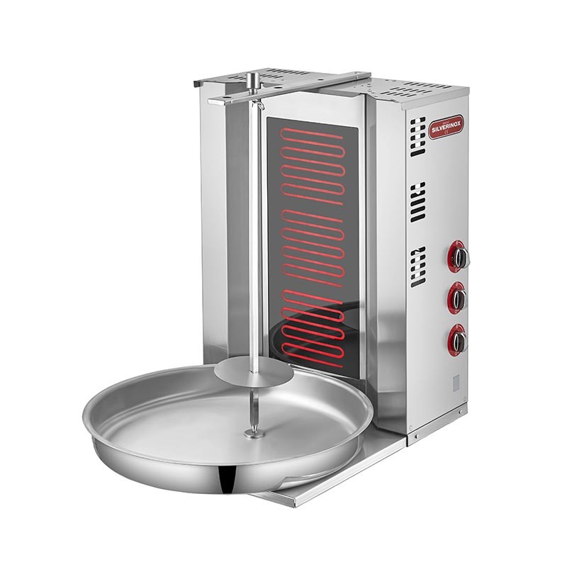 SilverInox Döner Ocağı, 3 Radyanlı, Elektrikli