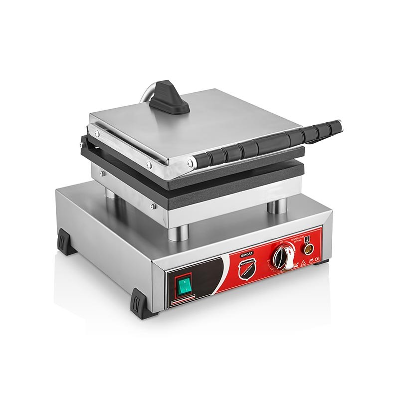 SilverInox Çiçek Model Waffle Makinesi, Elektrikli