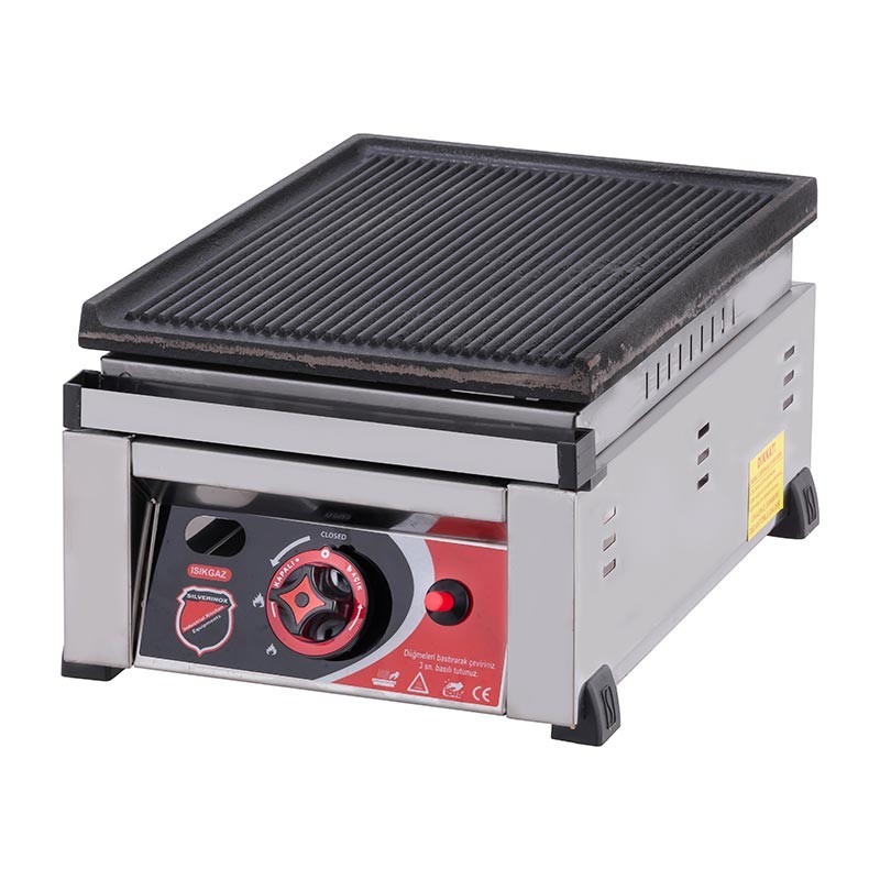 SilverInox Döküm Izgara 30 cm, Doğalgazlı & Tüplü - Tüplü