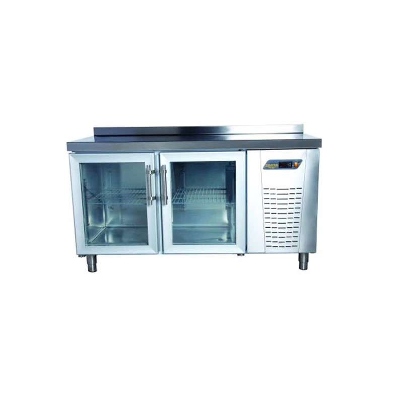 Ndustrio TPG-72-GD Tezgah Tip Gastronorm Buzdolabı, 2 Cam Kapılı  