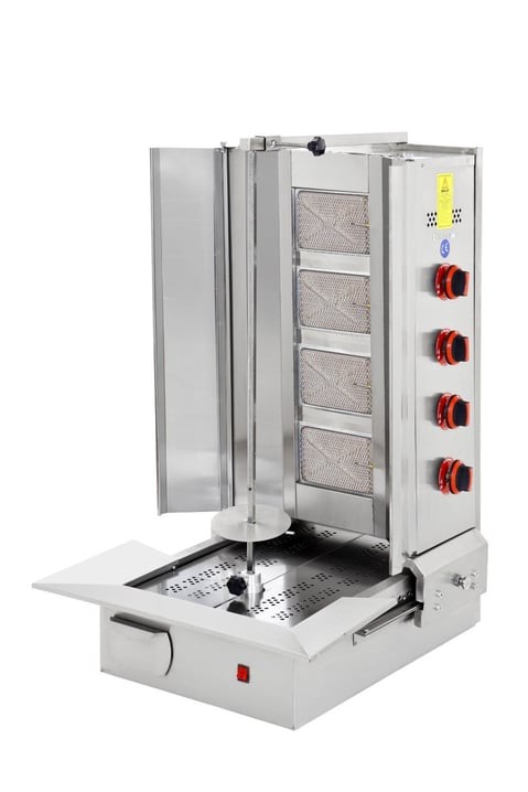 Himaksan 4 Lü Alttan Motorlu Döner Ocağı Gazlı Ve Lpg Li HMK-AMDNG 4