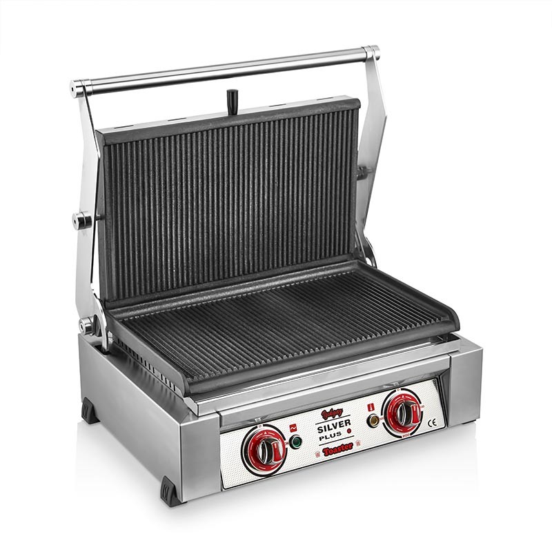 SilverInox Plus Tost Makinesi, 24 Dilim, Elektrikli