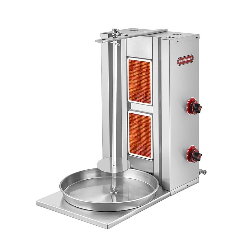 SilverInox Döner Ocağı 2 Radyanlı, Doğalgazlı & Tüplü