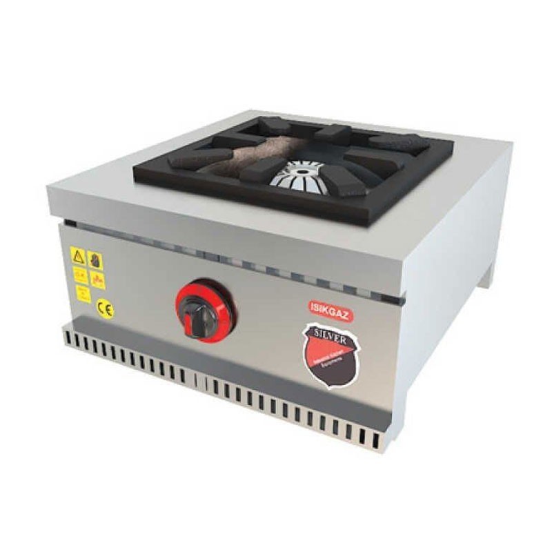 SilverInox Set Üstü Tekli Midi Ocak, Doğalgazlı & Tüplü