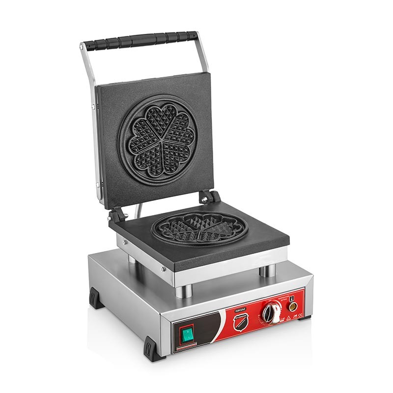 SilverInox Çiçek Model Waffle Makinesi, Elektrikli