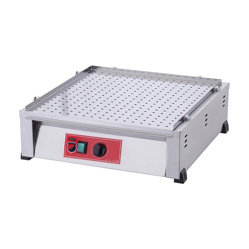 SilverInox Islak Hamburger Isıtıcı, Camsız, 55x55x20 cm