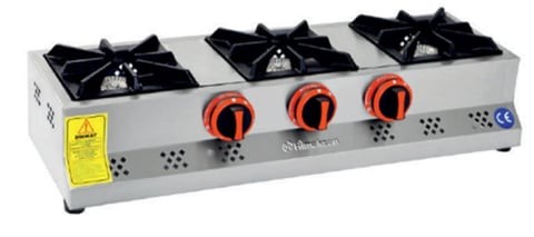 Himaksan 3 Lü Ocak Set Üstü Gaz Ve LPG Li Ekonomik 80x30x14 cm HMK-MN 3