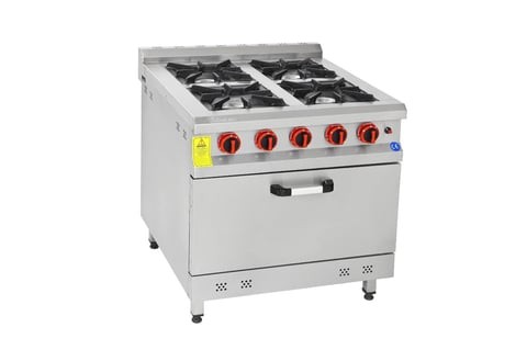 Himaksan 4 Lü Kuzine Gazlı LPG Li 80X80X85 HMK-KZG 880