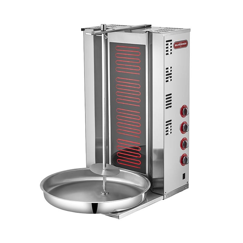 SilverInox Döner Ocağı, 4 Radyanlı, Elektrikli