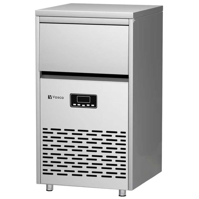 Vosco VSC-65/S Küp Buz Makinesi, 65 kg/saat Kapasiteli, 15 kg Saklama Hazne Kapasiteli