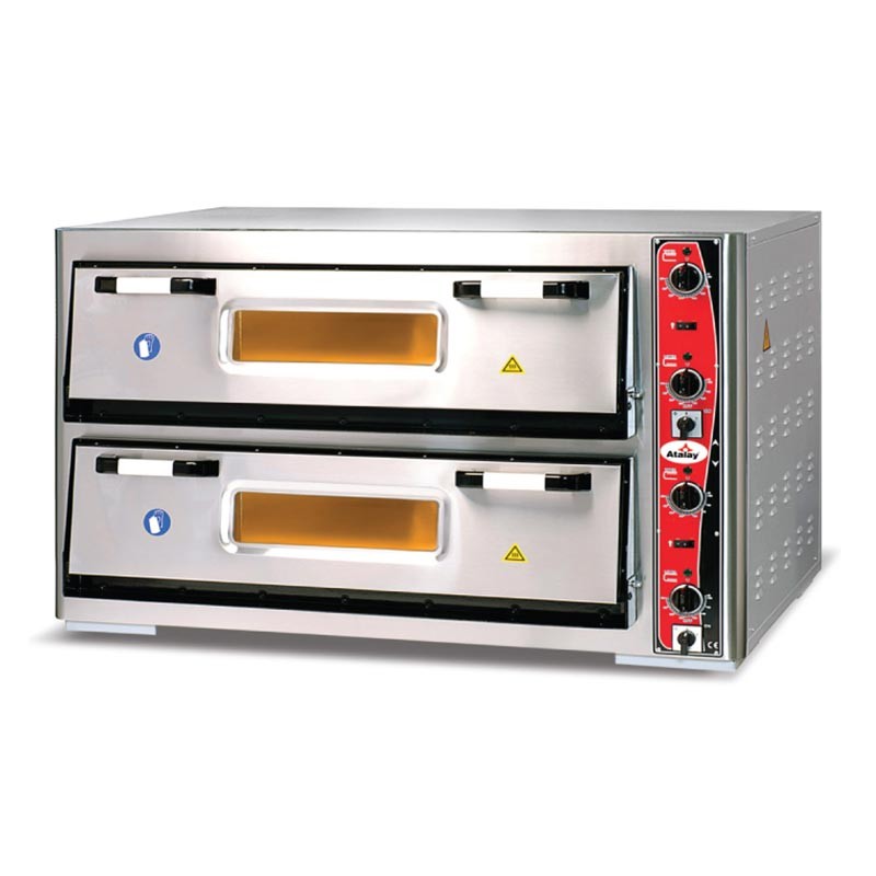  Atalay (30 cm x 18) Pizza Kapasiteli Çift Katlı Pizza Fırını, Elektrikli