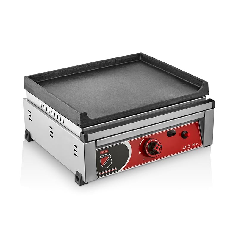 SilverInox Düz Döküm Izgara 50 cm, Tüplü