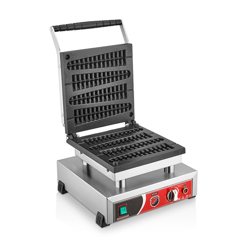 SilverInox Çubukta Waffle Makinesi, Elektrikli