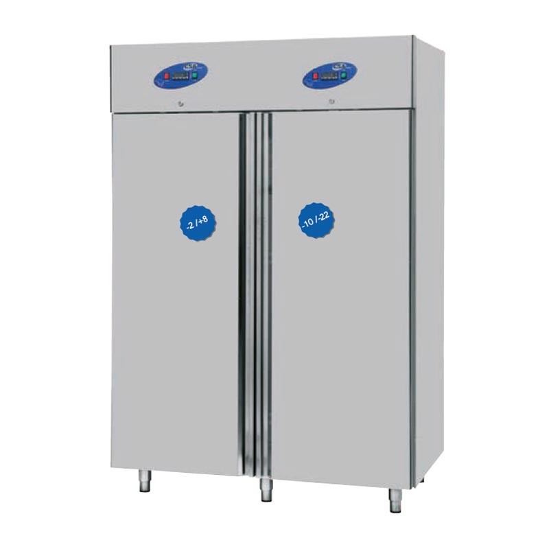 Dik Tip Buzdolabı & Derin Dondurucu, 2 Kapılı, 1400 L 