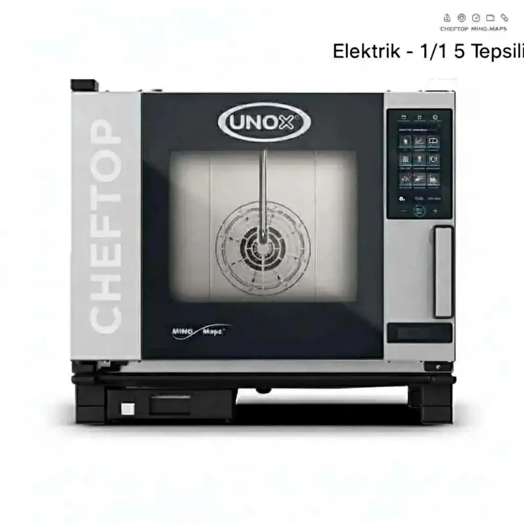 Unox Cheftop One Combi Konveksiyonlu Fırın (Dijital 5 Tepsili GN 1/1 Elektrikli)