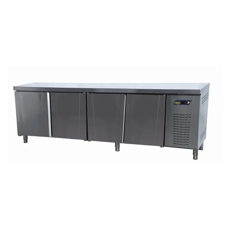 Ndustrio Tezgah Sırtsız Tip Buzdolabı, 4 Kapılı