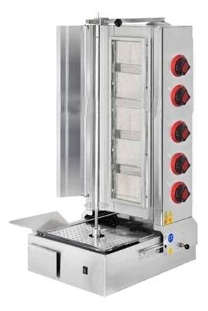 Emeksan 5'li Motorlu Döner Ocağı 5 Radyanlı Döner Ocağı Gazlı Ce Belgeli