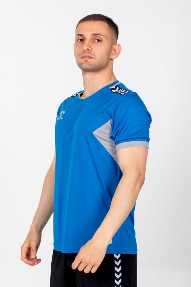 Hummel Otantik Antrenman T-shirt - Sax mavi