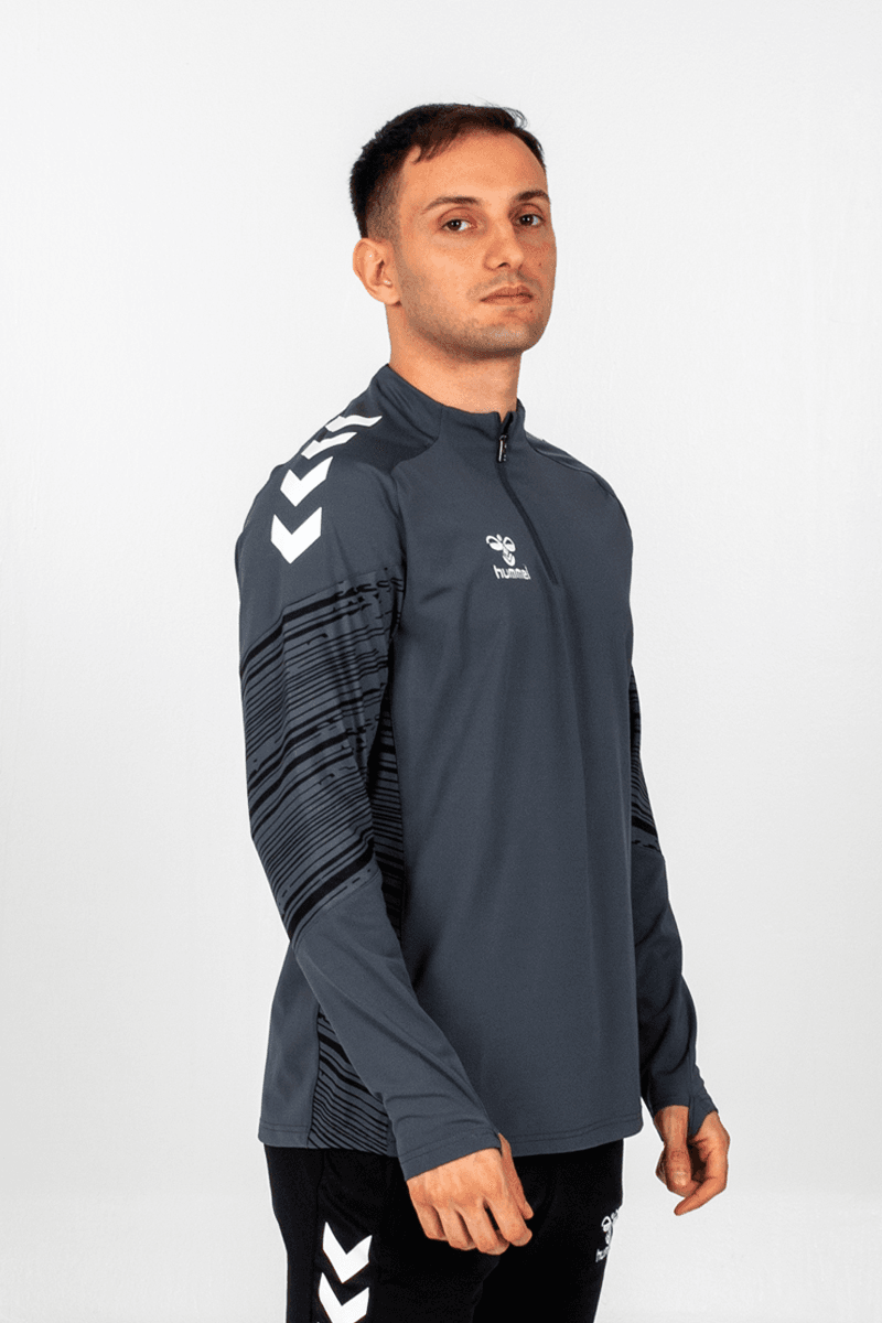 Hummel Line Antrenman Eşofman Üstü - antrasit