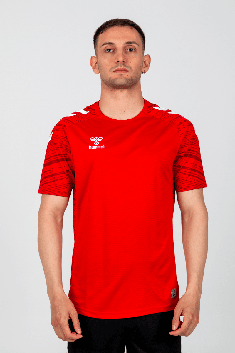 Hummel Line Antrenman Tişört - Kırmızı