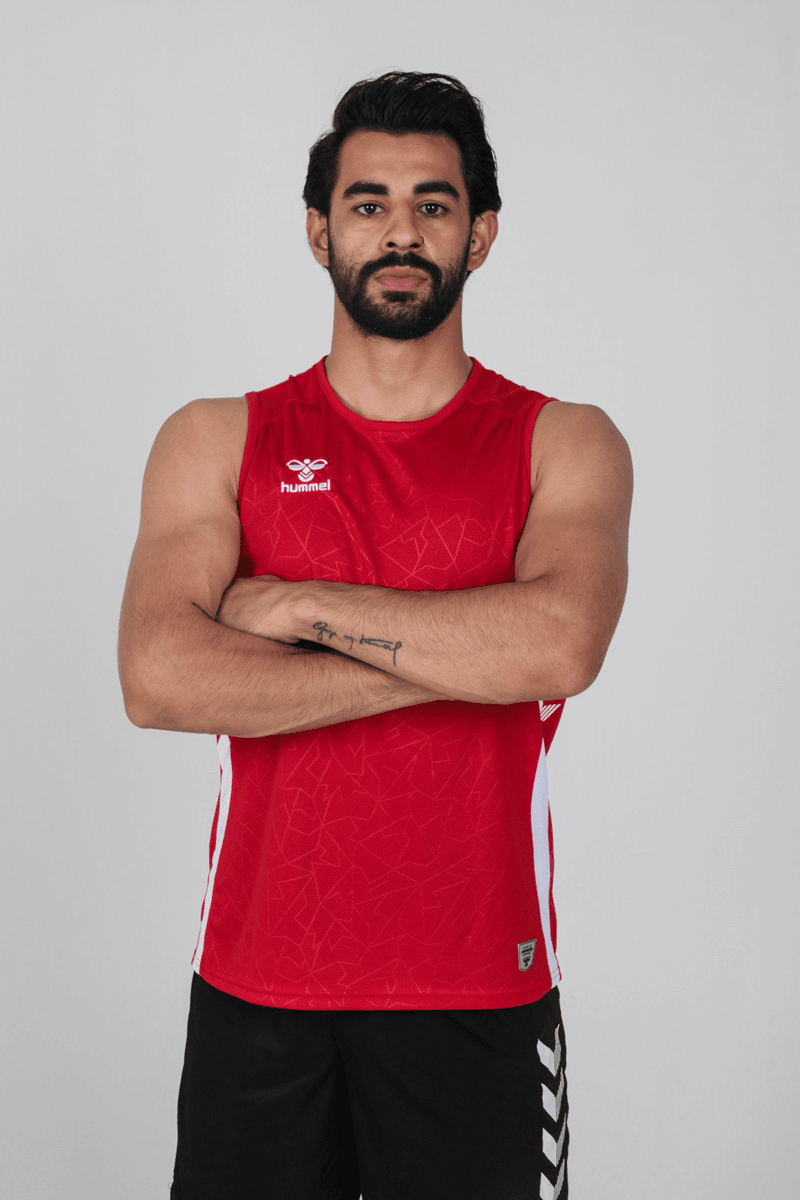 Hummel Dream Kolsuz Antrenman Tişört Siyah - Kırmızı