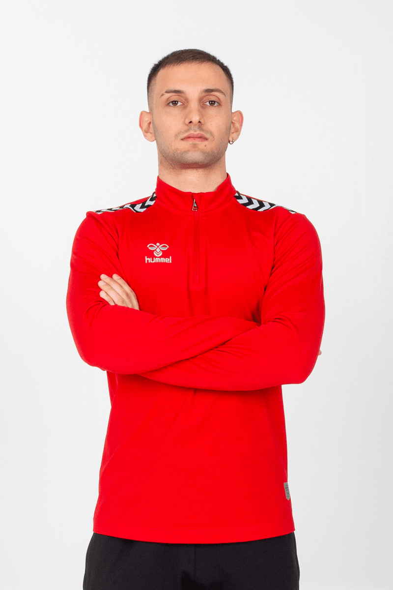 Hummel Otantik Antrenman Eşofman Üst  - Kırmızı